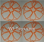 Lead Honor LH-X14 X14C X14DV X14WF Parts-15 Outer protect frame(16pcs)-Orange,Lead Honor LH-X14 X14C X14DV X14WF RC Quadcopter Drone Spare Parts Accessories,LH-X14 Replacement parts